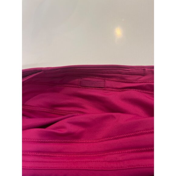 Lulu Lemon Pace Rival Mid Rise Skirt Magenta Sz 6 - Picture 10 of 12